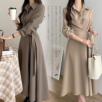 Amazon.co.jp: [CCGGOWMM] ワンピース レディース シャツ
